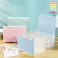 thumbnail image 4 of 13 Pocket Expanding Receipt Coupon Folder Expandable File Organiser for Office, 4 of 21