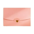 thumbnail image 1 of serony Holiday Romantic Paper Envelope Portable Vintage Wedding Ceremony Invitation Card Gift Cards Envelopes Banquet Accessories Pink, 1 of 9