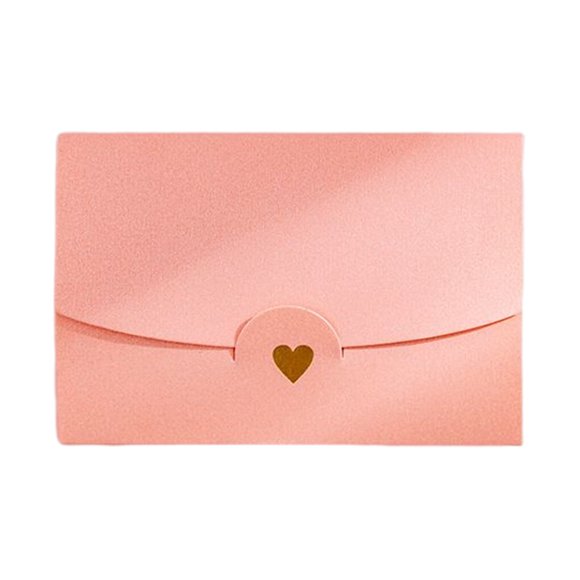 Xingzhi Enveloppe en Papier Romantique des Fêtes Portable Vintage Cérémonie de Mariage Invitation Carte Cartes-Cadeaux Enveloppes Accessoires de Banquet Rose