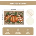 thumbnail image 5 of mubwai Polka Dot Pumpkins Vine Thanksgiving Placemats Set of 4, 12x18 Inch Seasonal Fall Table Mats for Party Kitchen Dining Decoration, 5 of 6