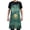 Abstract Teal Geometric, variant on Kitchen Apron with 2 Pockets Adjustable waterproof Cooking Aprons for Women Men Chef Hello Deer Face