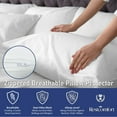 thumbnail image 2 of Rest Comfort 80/20 Zippered Breathable Pillow Case Protector, King 2-Pack, 2 of 7