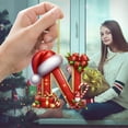 thumbnail image 4 of Christmas Acrylic Letter Ornament Pendant, Personalized Alphabet Hanging Decorations for DIY Xmas Tree Decor, Holiday Letter Ornaments for Home Party Office and Gift Use, 4 of 5