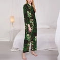 thumbnail image 3 of Honeii Camouflage Skull print Women's Pajama Sets Long Sleeve Button Down Sleepwear Nightwear Soft Pjs Lounge Sets-Medium, 3 of 7