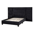 thumbnail image 5 of Damazy Queen Bed in Black Velvet, 5 of 5