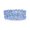 Blue, variant on 2028 Gold-Tone Green With Crystal 3-Row Beaded Stretch Bracelet