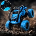 thumbnail image 5 of Double Sided Remote Control Stunt Car, 360°Rotating Flip RC Vehicle with Bright LED Lights, Rechargeable Off Road Toy Car, Kids Birthday Gifts, All Terrain Stunt Toys for Indoor Outdoor Play, 5 of 7