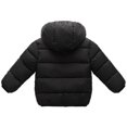 thumbnail image 4 of URMAGIC Toddler Boys Girls Removable Hooded Windproof Snow Winter Padded Puffer Jacket Outwear 2-6T, 4 of 7