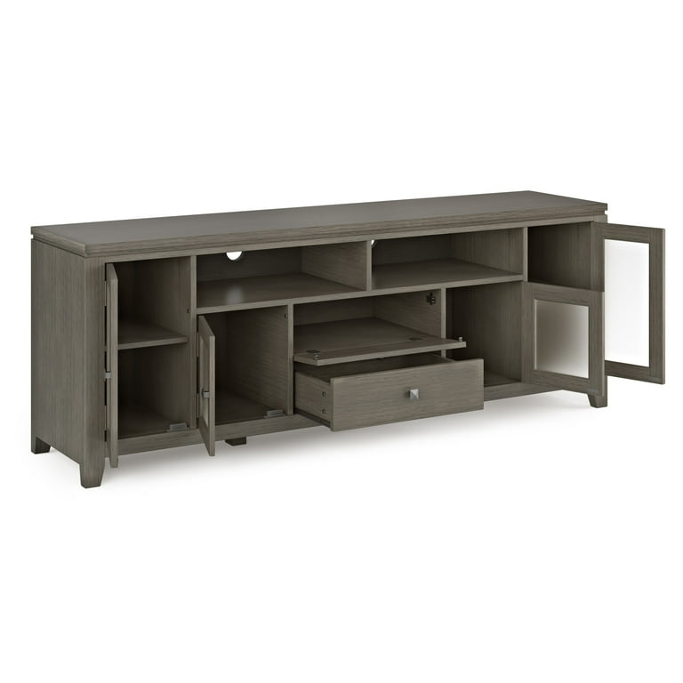 Wyndenhall essex solid wood 72 inch wide contemporary sale tv media stand for tvs up to 80 inches