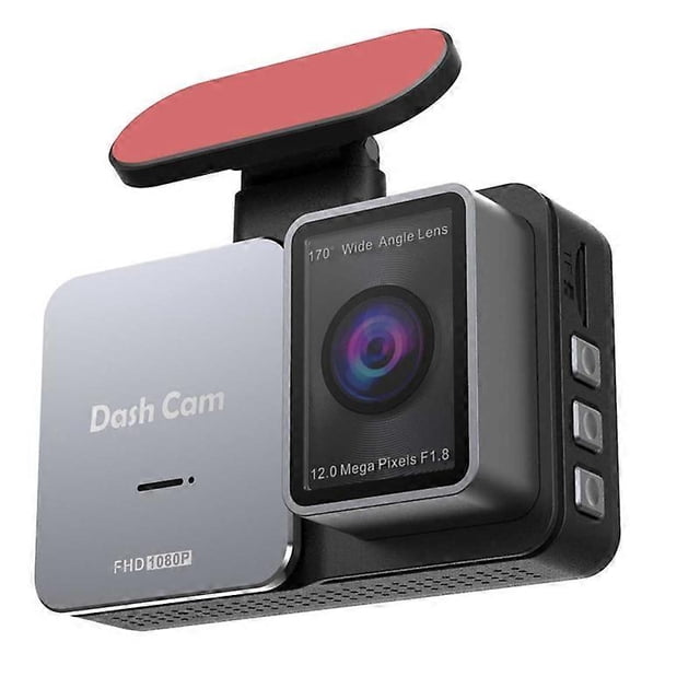 DVR para coche, cámara de salpicadero IPS de doble lente, automática, FHD 1080P, videocámara para vigilancia de aparcamiento y cámara trasera