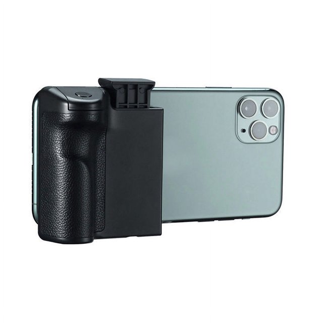 Teléfono Cámara de fotos Selfie Obturador Control remoto Mango Soporte de agarre con control remoto inalámbrico desmontable Soporte de trípode 1/4 Compatible para iPhone Samsung Teléfono Android