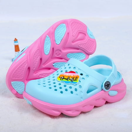 

Boys And Girls Casual Clogs Breathable Slip-on Slippers For Outdoor