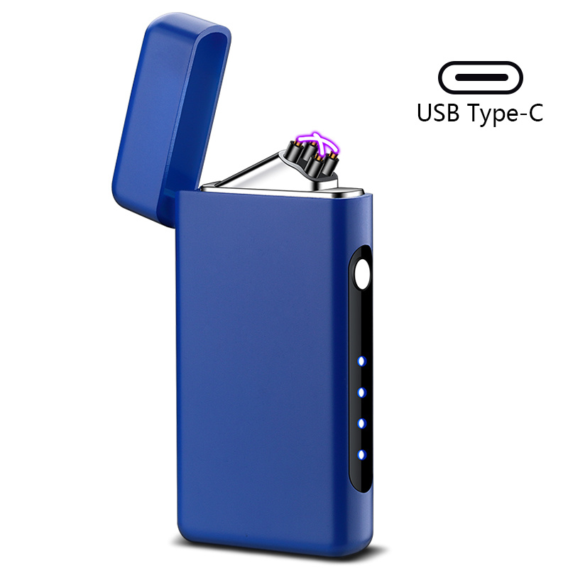 Lighter, Electric Arc Lighter USB Rechargeable Lighter Windproof