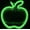 Green, variant on LINLIN Neon Sign, Apple Neon Sign LED Neon Light Night Lamp USB Battery Powered Led Neon Light Sign Bedroom Wall Decor