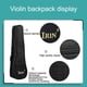 thumbnail image 5 of Eigraketly Bolsa de ukelele de 17 pulgadas, accesorios musicales de Metal de nailon, artesanía, diseño de cremallera, gancho, monedero de Accesorios para instrumentos musicales, 5 of 6