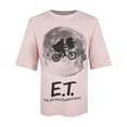 thumbnail image 1 of E.T. the Extra-Terrestrial - Camiseta Bicicleta para Mujer (Rosa Colorete, Negro), 1 of 2