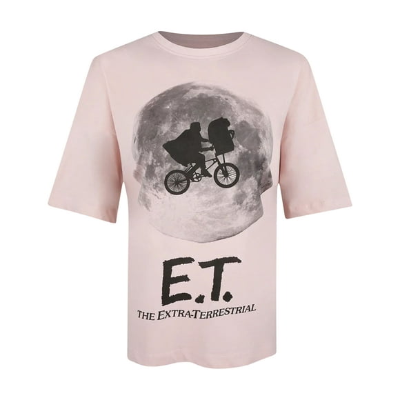E.T. the Extra-Terrestrial T-Shirt Surdimensionné de Vélo pour Femmes