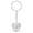 Silver, variant on Poland Eagle Pendant Keychain for Women Men Titanium Steel Key Rings for Bag Car