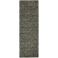 thumbnail image 5 of SAFAVIEH Soho Benson Geometric Wool Area Rug, Brown/Light Blue, 2' x 3', 5 of 7