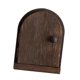 thumbnail image 4 of Cubierta de toma de corriente de puerta de madera, decoración del hogar, panel de enchufe decorativo a prueba de polvo, placa de pared Marrón oscuro, 4 of 8