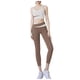 thumbnail image 1 of Conjunto de 3 piezas de chándal y ropa de yoga para mujer: cárdigan de manga larga, top corto y pantalones de cintura alta, cintura elástica, poliéster transpirable para entrenamiento/ocio, 1 of 4