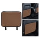 thumbnail image 3 of Funda de asiento de coche de cuero sintético con bolsillos de almacenamiento y alfombrilla antipatadas para evitar pisadas y suciedad. Marrón Pequeño, 3 of 9