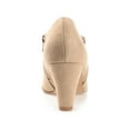 thumbnail image 4 of Journee Womens Sanzi Comfort Insole Inside Zip Block Heel Booties, Widths Available, 4 of 10
