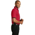 thumbnail image 3 of Port Authority Dry Zone Colorblock Ottoman Polo-S (Engine Red/Black), 3 of 6