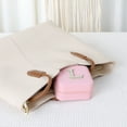 thumbnail image 5 of Unique Bargains Mini PU Leather Organizer Jewelry Box Storage Pink Letter L, 5 of 7