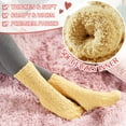 thumbnail image 3 of Womens Fuzzy Socks Soft Warm Fluffy Socks Winter Sleep Thermal Plush Casual Cozy Home Socks, 5 Pairs, 3 of 6
