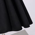 thumbnail image 2 of Oksale Robes d'Invitée de Mariage pour Femmes Élégantes Formelles à Col en V Croisé Robe Maxi avec Ceinture à Manches Courtes Robes de Soirée Couleur Unie Tenues Longueur au Sol 2026 Noir G, 2 of 8