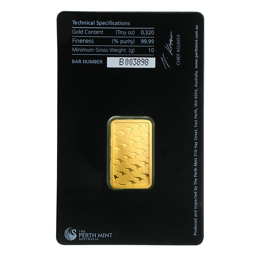 10 gram Gold Bar - The Perth Mint w/ Assay