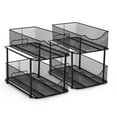 thumbnail image 6 of Sorbus 2 Sets of 2 Tier Metal Under Sink Organizer for Bathroom, Kitchen, Strong Steel Mesh Sliding Drawers for Under Sink, Under Cabinet, Closet, Kitchen, Pantry, Bathroom Organizers and Storage, 6 of 7