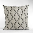 thumbnail image 2 of Plutus Brown Beige Diamond Animal Faux Fur Luxury Throw Pillow - Double sided 20" x 20", 2 of 5