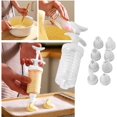 thumbnail image 4 of Dessert Decorating Syringe Set, Cupcake Frosting Filling Injectors With 8 Pastry Tube Dessert Cream Piping Syringe Nozzles Kits For Cake, 4 of 12