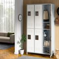 thumbnail image 2 of Fesbos Locker, Metal Locker for Employees, Large Steel Storage Locker Cabinet-6 Doors Lockers Organizers for School Gym Home Office Staff,Unassembled, 2 of 8