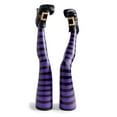 thumbnail image 2 of Witch Legs/Halloween Decorations/Evil Witch Legs/Holiday Decorations/Front Yard Courtyard Lawn Garden Party Decoration Garden Decoration Props Halloween Outdoor and Indoor (Purple), 2 of 7