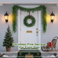 thumbnail image 4 of Pakyozj6FT Norfolk Pine Garland Artificial, Realistic Christmas Greenery for Mantle Table Wall, Real Touch Winter Pine Garland for Christmas Indoor Outdoor Decor 40 Branches, 4 of 6