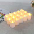 thumbnail image 2 of Wdftyju 12 Uds. De velas falsas sin llama blancas cálidas con luz de té parpadeante Irregular LED Wdftyju 2bb4kj1mz5cp9lg2, 2 of 6