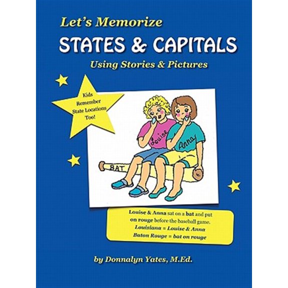 Pre-Owned Let's Memorize States & Capitals Using Pictures & Stories