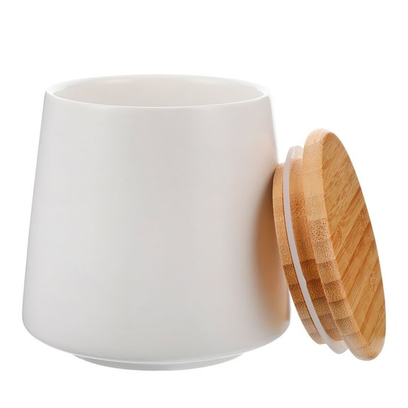 WHAMVOX Ceramic Sealed Canister for Home Food Storage Jar Easy to Hold and Carry 1 Set