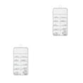 thumbnail image 1 of Wweixi Toe Nail Tips Transparent Lightweight Fine Workmanship Unique Design Exquisite Appearance Distinctive Fake Sticker Natural Color 2Set, 1 of 6
