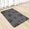 thumbnail image 3 of Pet Placemat Silicone Non-slip and Waterproof Black Claw-L, 3 of 5