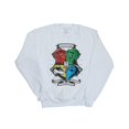 thumbnail image 1 of Harry Potter Womens Hogwarts Toon Crest Sweatshirt, 1 of 1