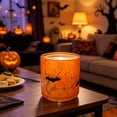 thumbnail image 5 of WWC Halloween Icon Glass Cup, 14 oz Bat Ghost Pumpkin Speckled Stemless Crystal Juice Glasses, Halloween Decor Drinkware for Party and Everyday, 5 of 8
