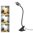 thumbnail image 4 of Lámpara de lectura USB regulable con interruptor, 3 colores ajustables, cuello de cisne y cable, como cama de lámpara de libro, mesa de lámpara de manicura, luz de maquillaje Zhivalor OTTO-LD-2034348-2, 4 of 6