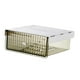 thumbnail image 3 of Organizador de Cajones debajo Del Escritorio con 2 Compartimentos, Pequeña Caja de Pañuelos Deslizante Transparente, Multifunción, Función para verde perfecl Cajón debajo del escritorio, 3 of 8