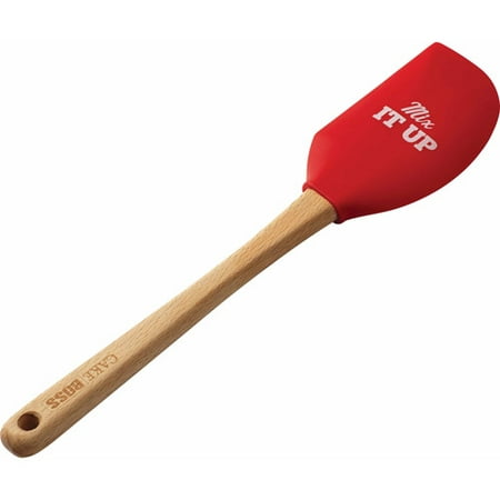 Cake Boss Novelty Tools 11.5" "Mix It Up" Silicone Scraping Spatula