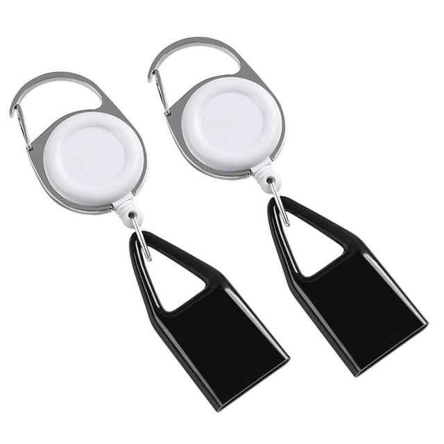 2x Estuche para Encendedor con Clip Seguro, Funda Retráctil para Llavero, Estuche para Encendedor, Accesorio para de Electrodomésticos