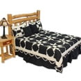 thumbnail image 4 of Black Feathered Star Super Queen Quilt 92"W x 96"L, 4 of 4